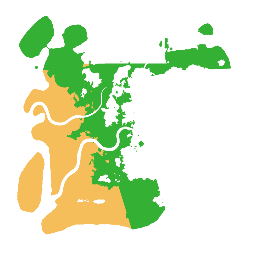 Biome Rust Map: Procedural Map, Size: 3500, Seed: 2020865185