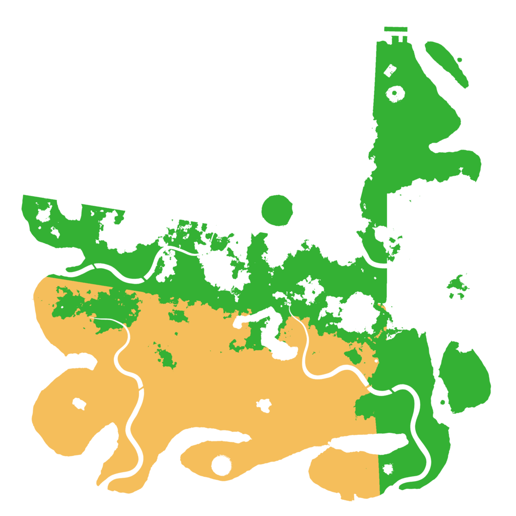 Biome Rust Map: Procedural Map, Size: 4500, Seed: 35131075