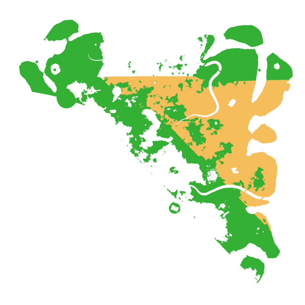 Biome Rust Map: Procedural Map, Size: 4500, Seed: 1946271647
