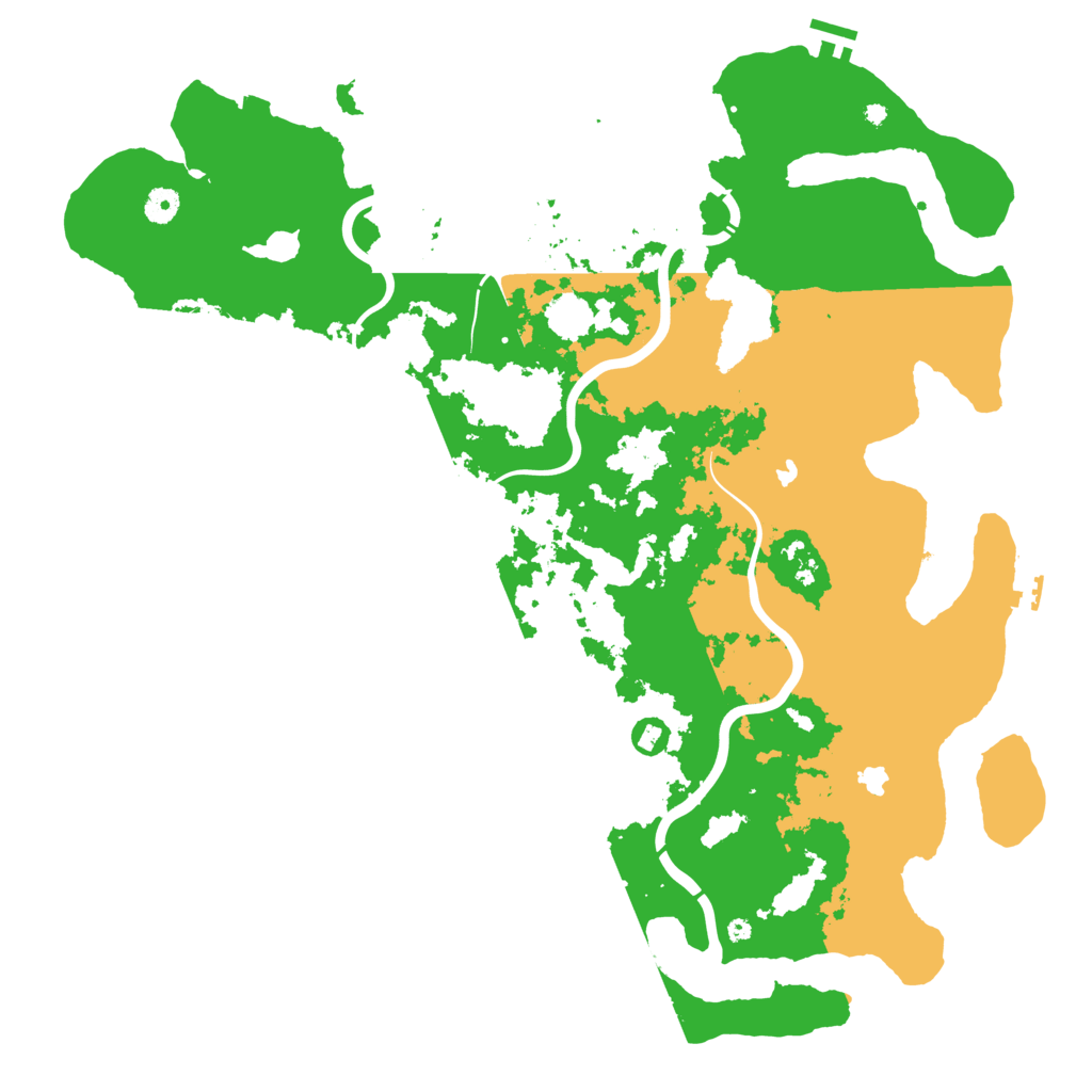 Biome Rust Map: Procedural Map, Size: 4642, Seed: 4878234
