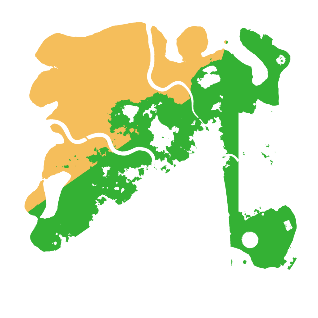 Biome Rust Map: Procedural Map, Size: 3500, Seed: 285749906