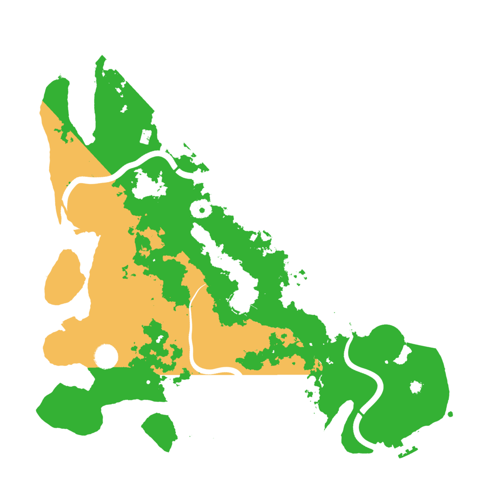 Biome Rust Map: Procedural Map, Size: 3700, Seed: 445948691