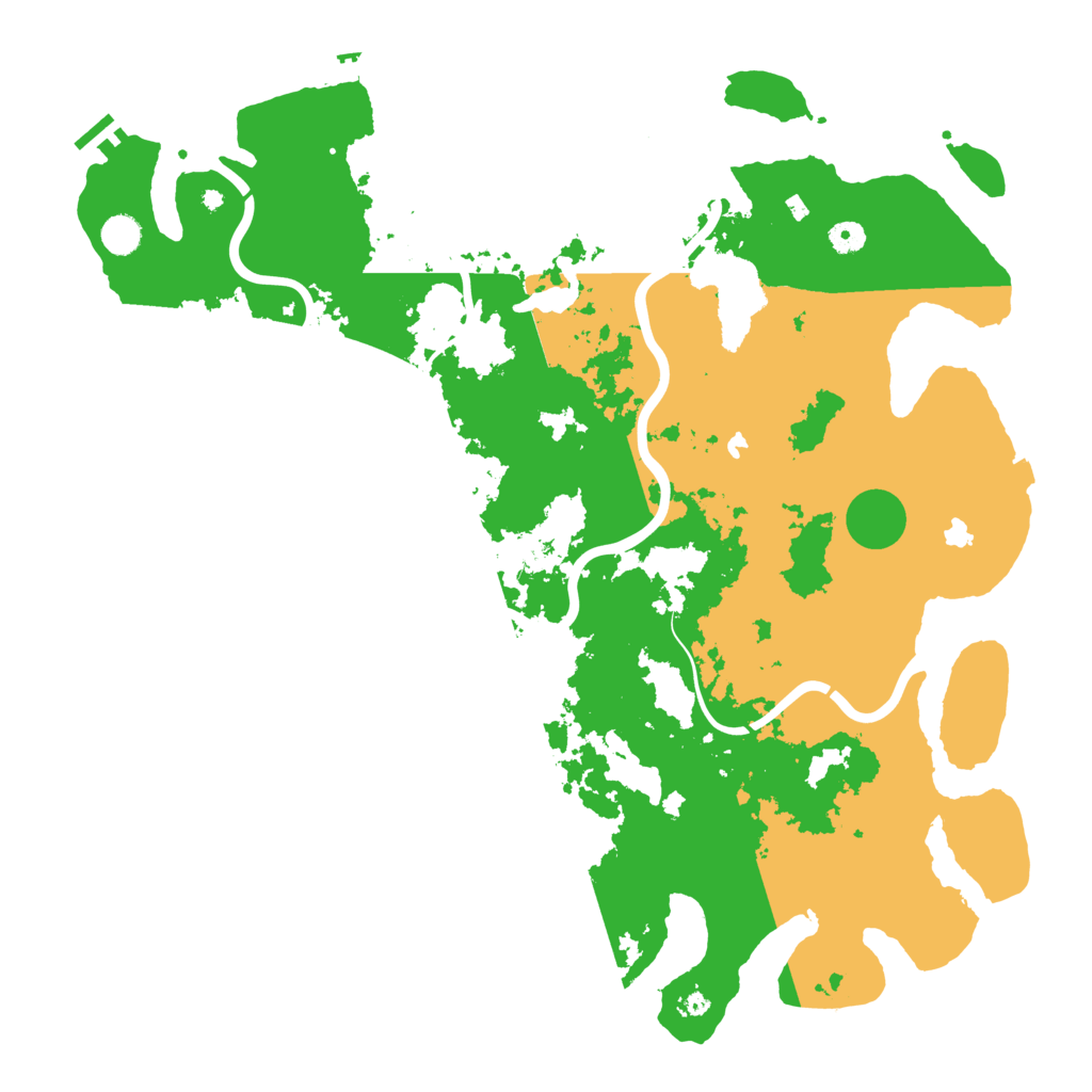 Biome Rust Map: Procedural Map, Size: 4800, Seed: 189500491