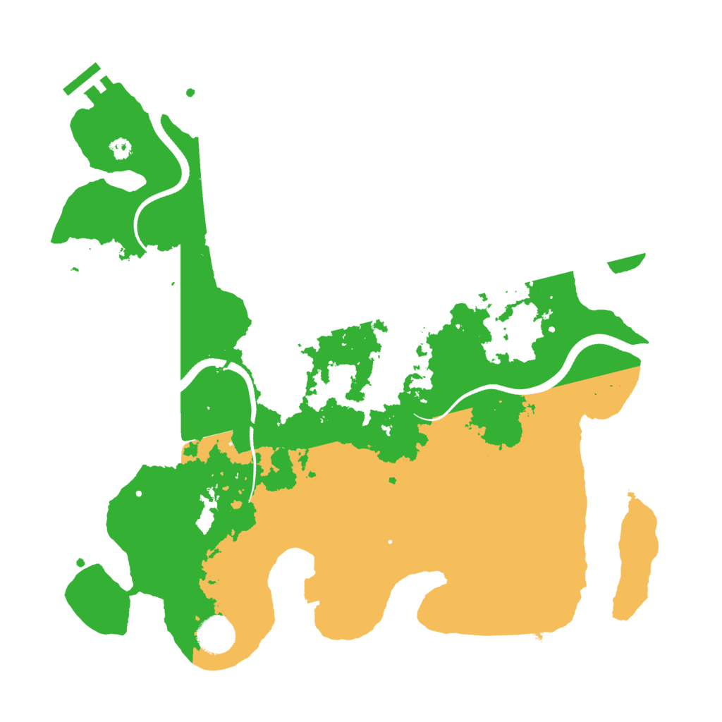 Biome Rust Map: Procedural Map, Size: 3414, Seed: 1