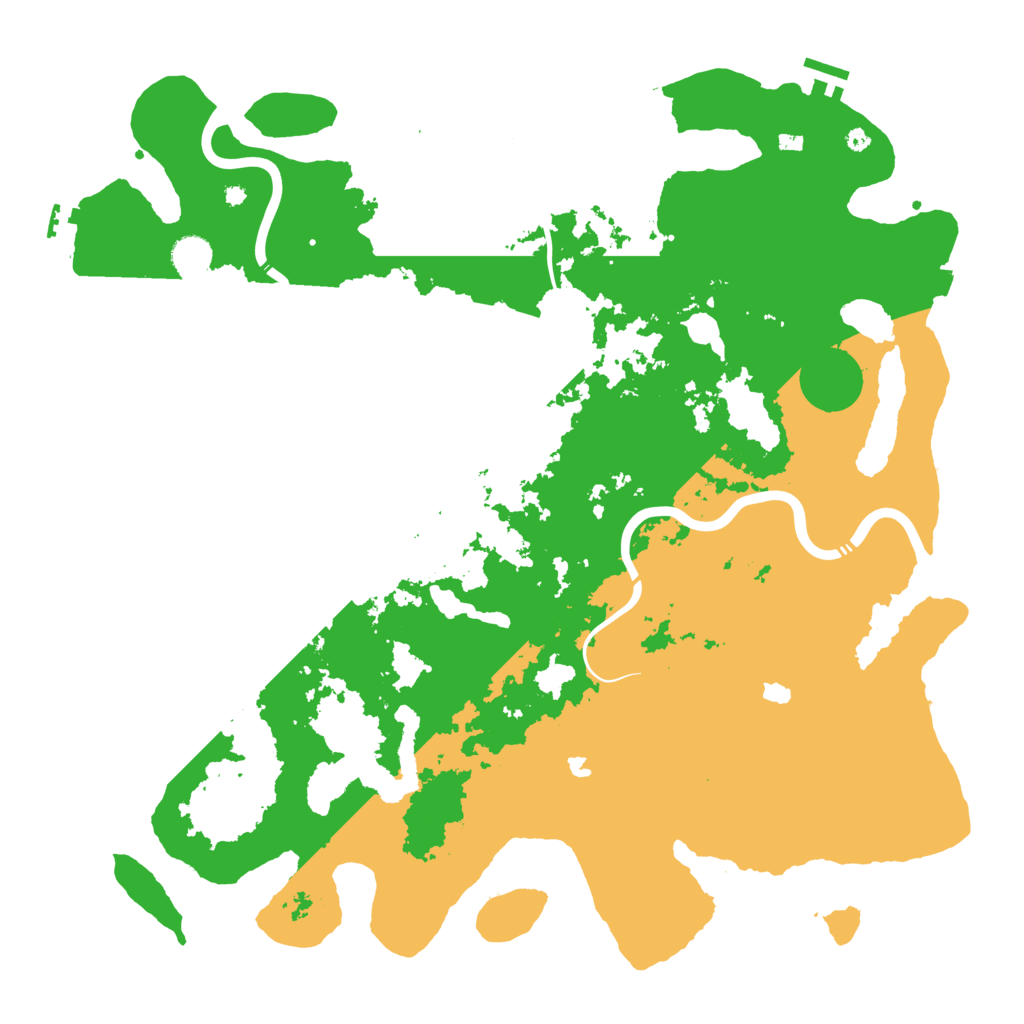 Biome Rust Map: Procedural Map, Size: 4500, Seed: 1714147354