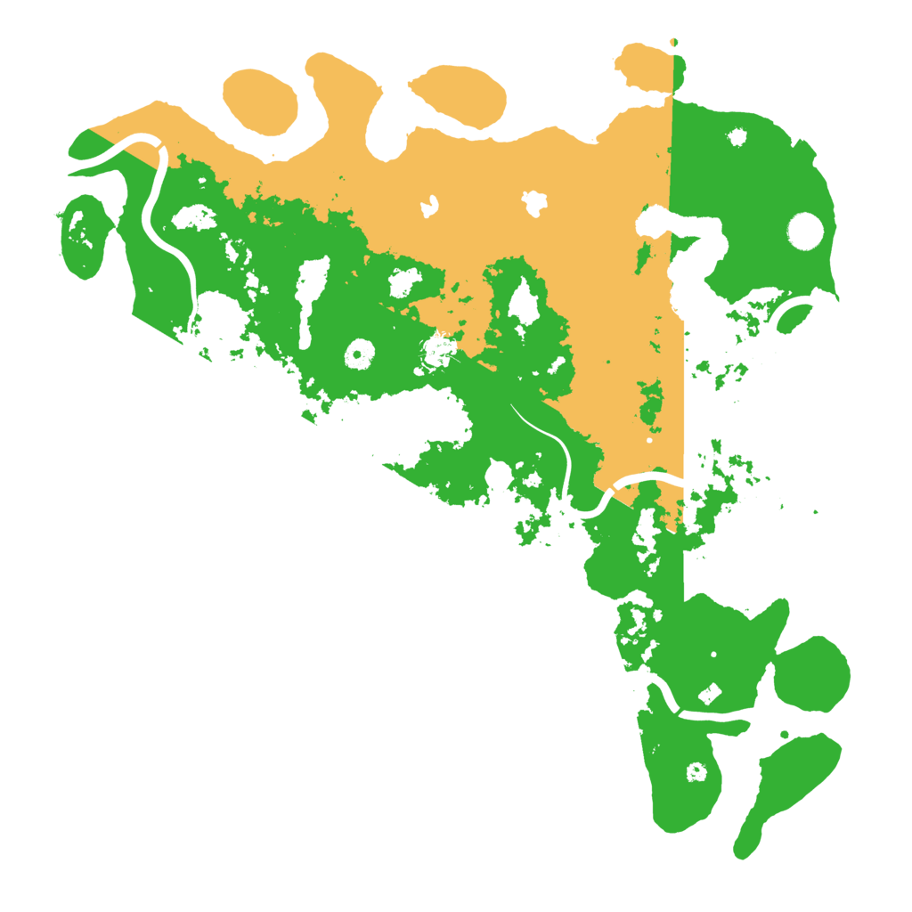 Biome Rust Map: Procedural Map, Size: 4500, Seed: 687537388