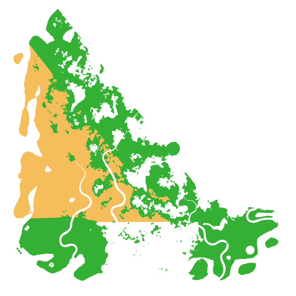 Biome Rust Map: Procedural Map, Size: 6000, Seed: 12160