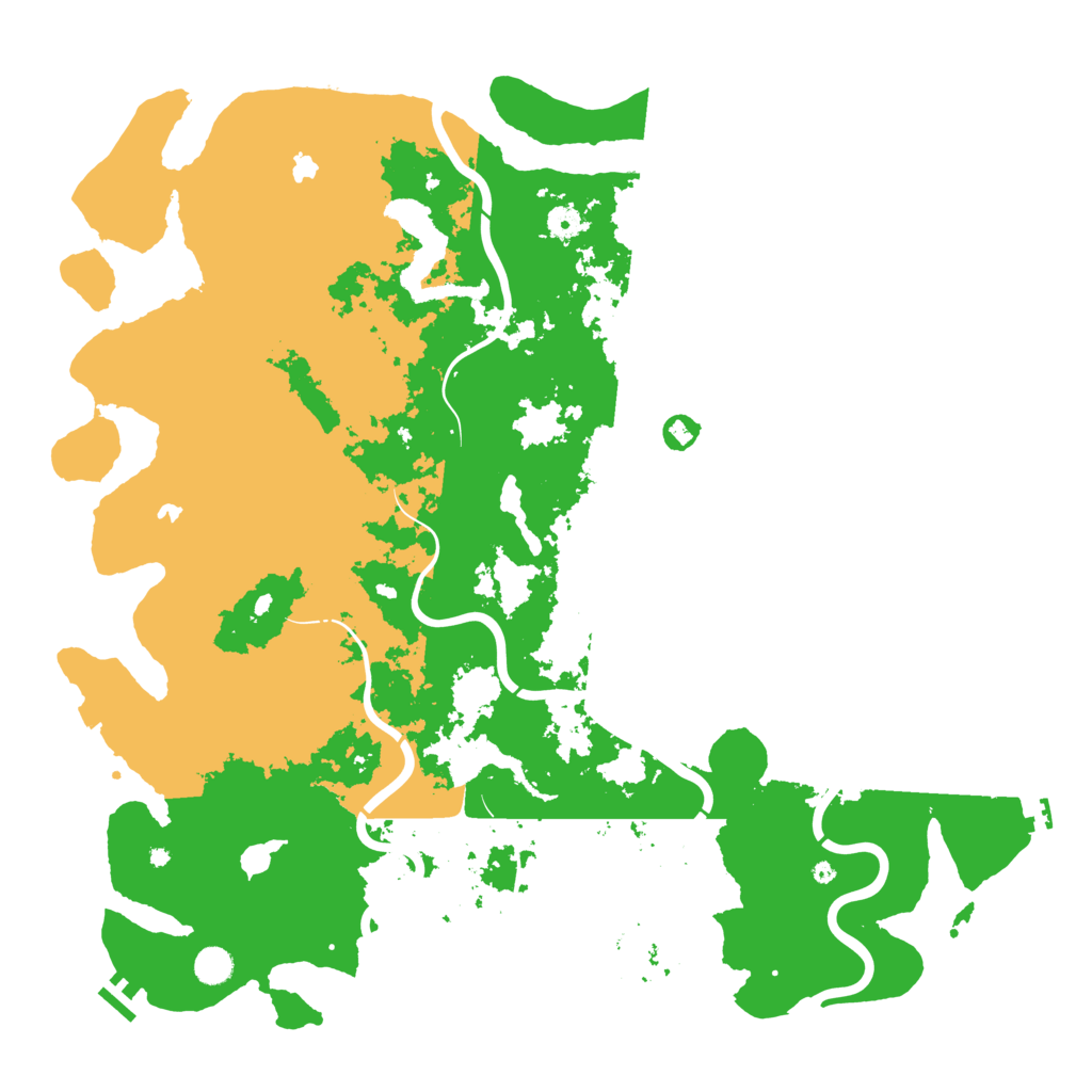 Biome Rust Map: Procedural Map, Size: 5000, Seed: 2130450557