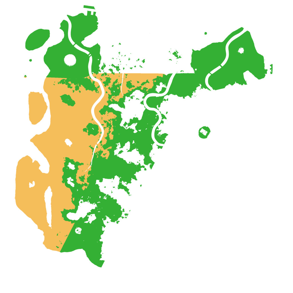 Biome Rust Map: Procedural Map, Size: 4500, Seed: 953292257