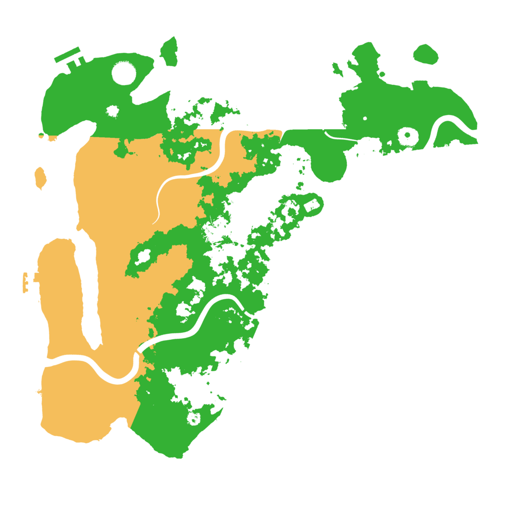 Biome Rust Map: Procedural Map, Size: 3850, Seed: 2141125449