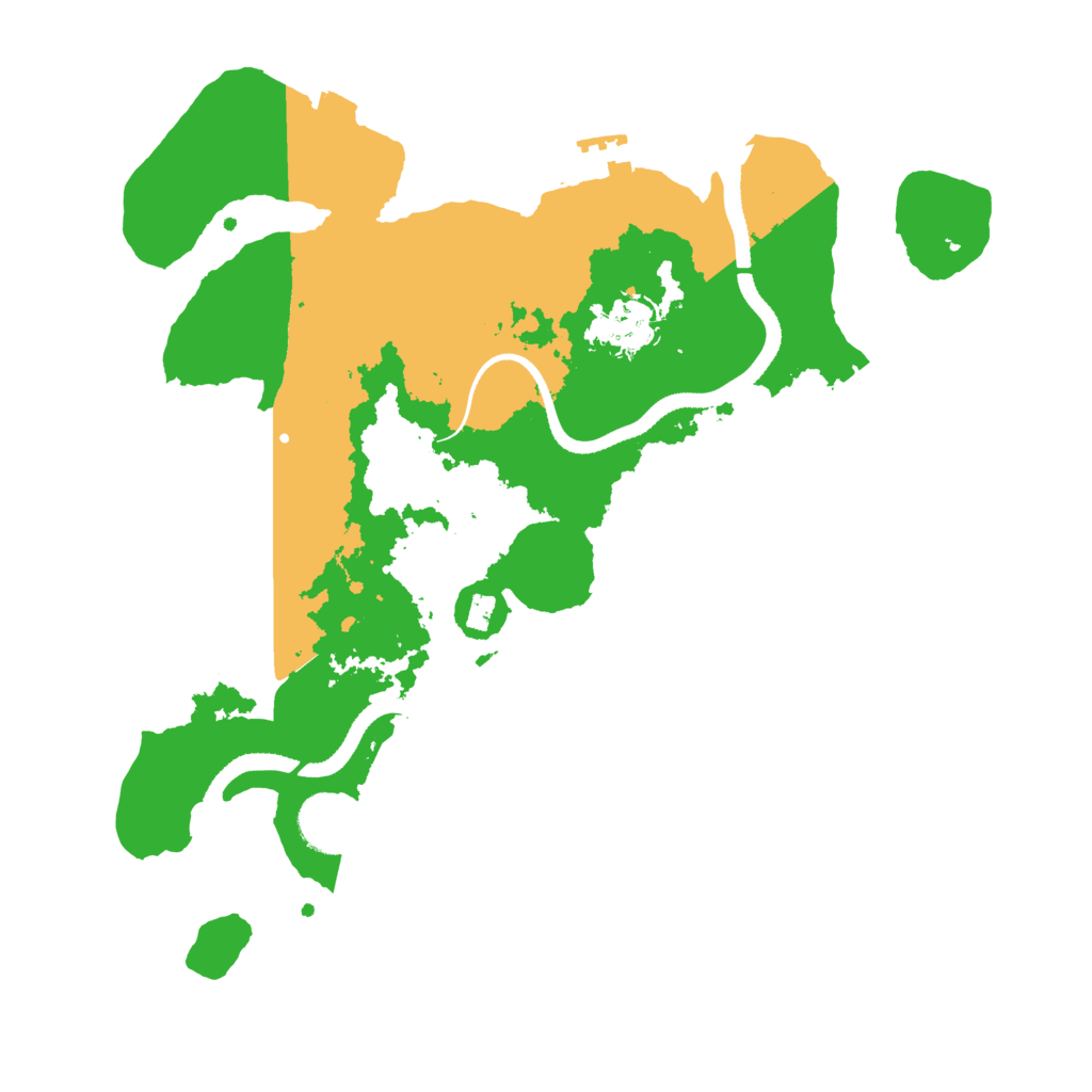 Biome Rust Map: Procedural Map, Size: 3300, Seed: 1589454610