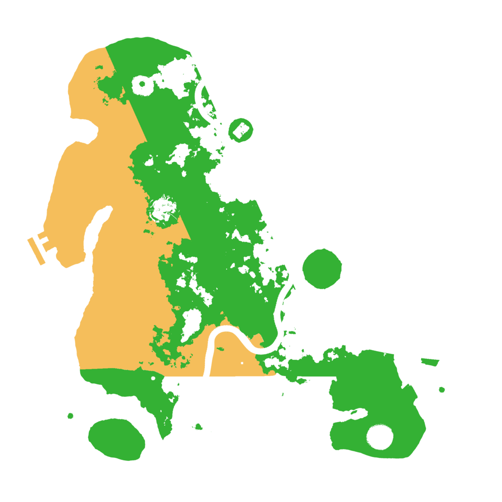 Biome Rust Map: Procedural Map, Size: 3500, Seed: 724410037