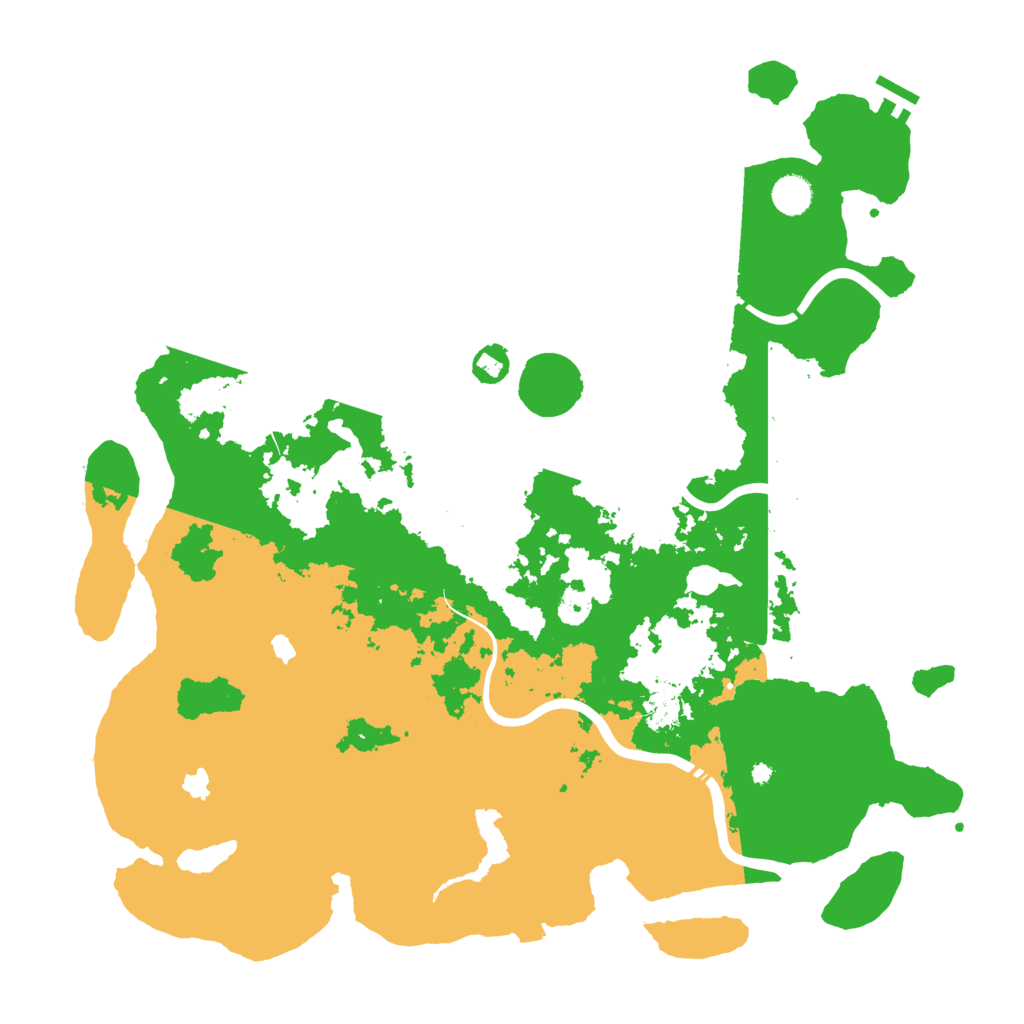 Biome Rust Map: Procedural Map, Size: 4500, Seed: 1259695504