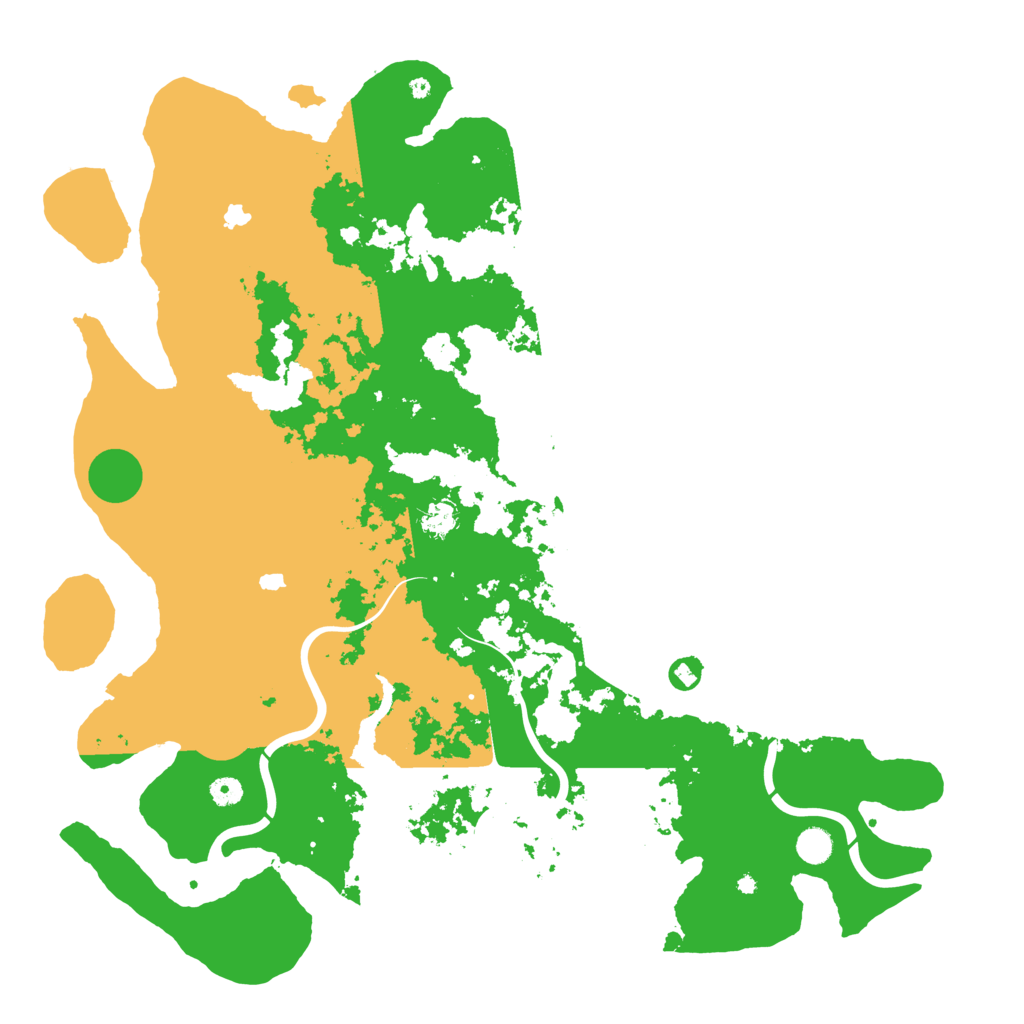 Biome Rust Map: Procedural Map, Size: 5000, Seed: 249594