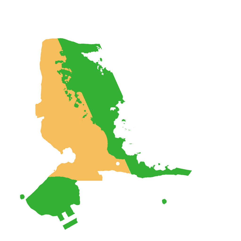 Biome Rust Map: Procedural Map, Size: 2000, Seed: 799836170