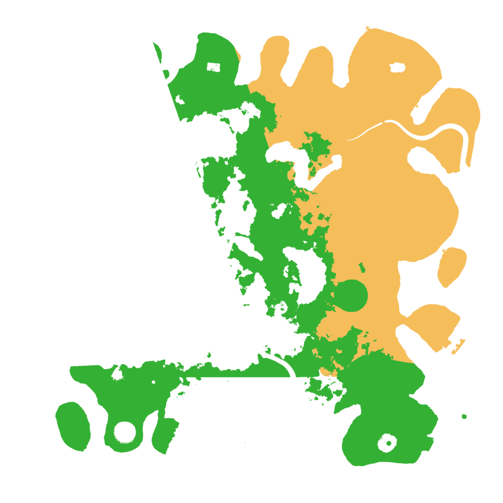 Biome Rust Map: Procedural Map, Size: 4100, Seed: 2112