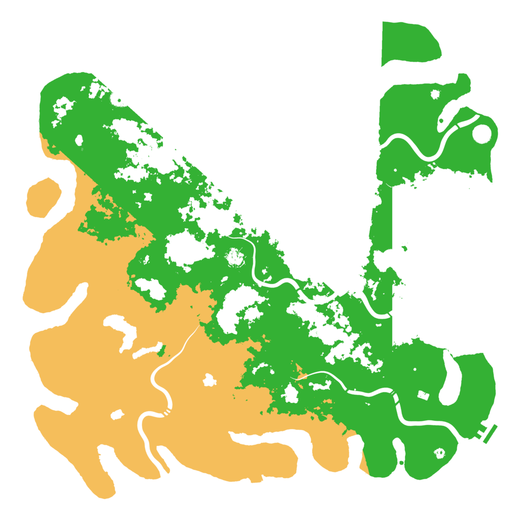Biome Rust Map: Procedural Map, Size: 5000, Seed: 1247742903