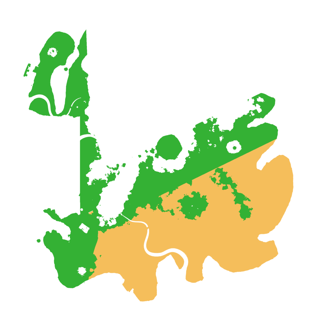 Biome Rust Map: Procedural Map, Size: 3500, Seed: 977445828