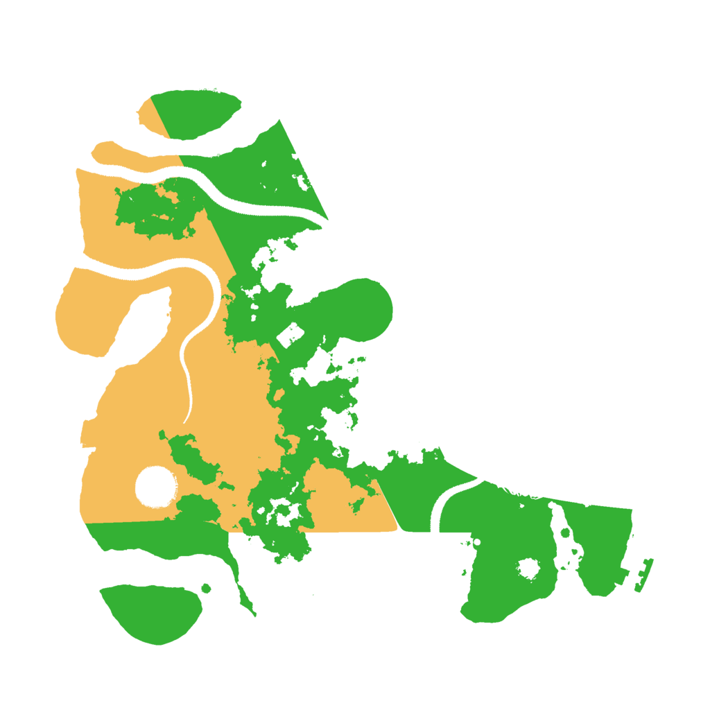 Biome Rust Map: Procedural Map, Size: 3000, Seed: 68132879
