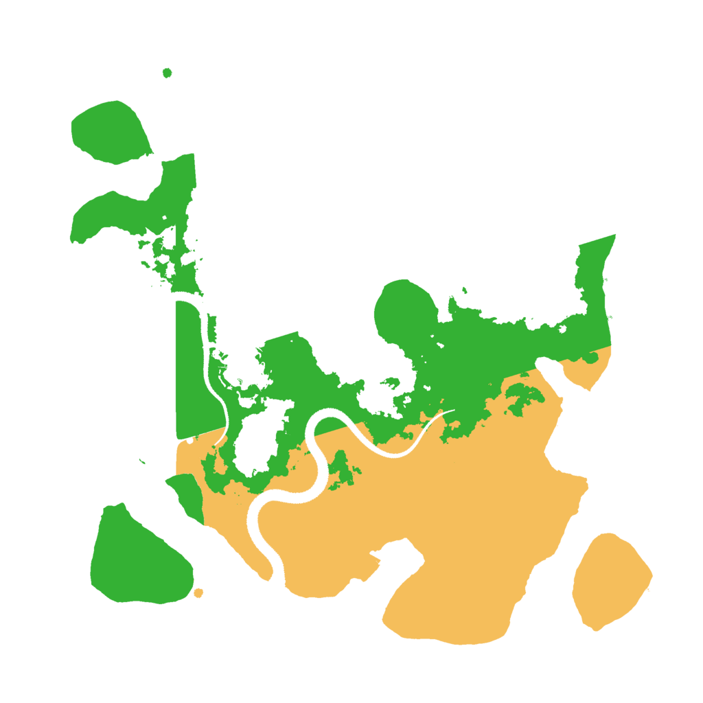 Biome Rust Map: Procedural Map, Size: 3000, Seed: 343213