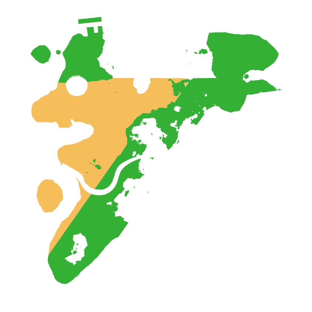 Biome Rust Map: Procedural Map, Size: 2700, Seed: 58314587