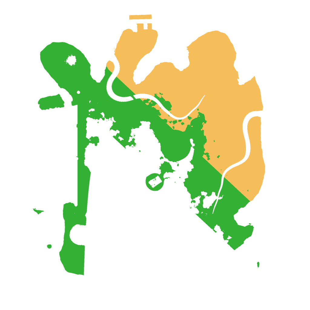 Biome Rust Map: Procedural Map, Size: 2800, Seed: 592039