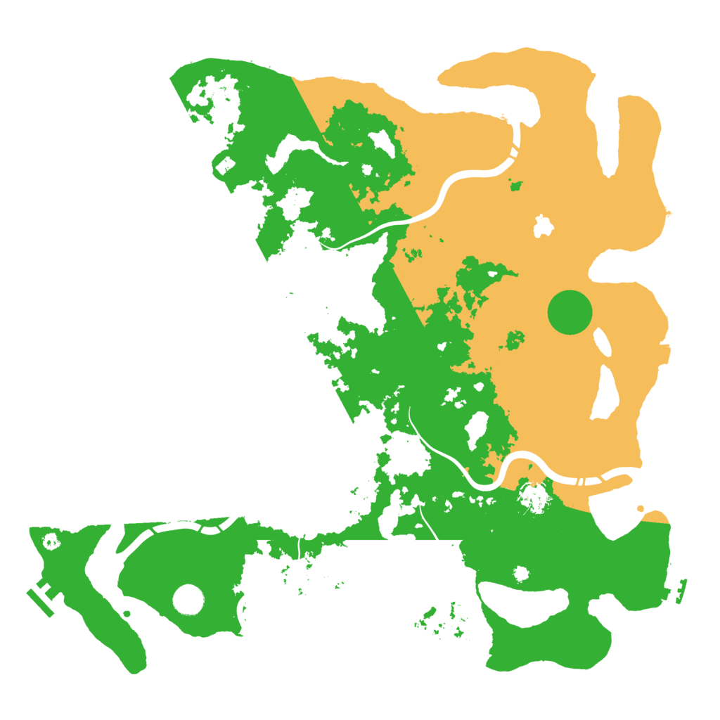 Biome Rust Map: Procedural Map, Size: 4250, Seed: 209710927