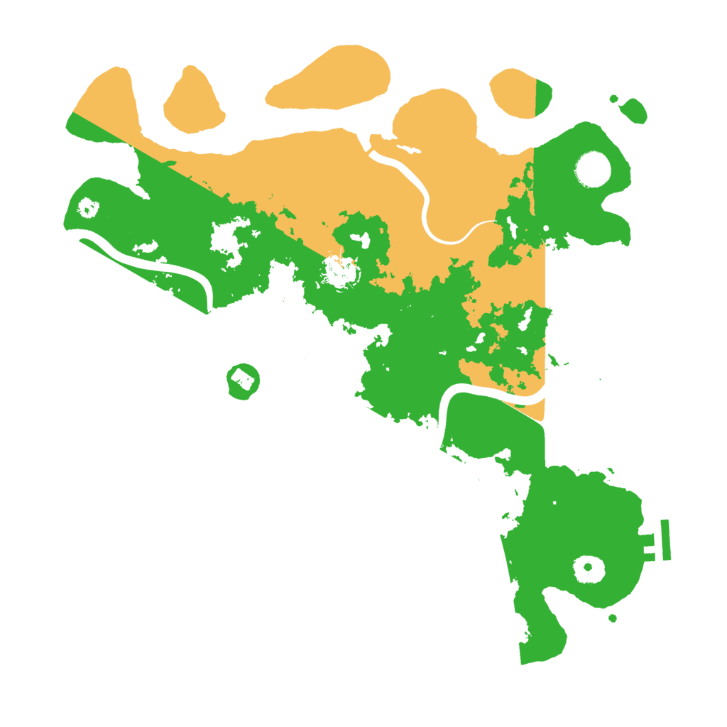 Biome Rust Map: Procedural Map, Size: 3600, Seed: 278