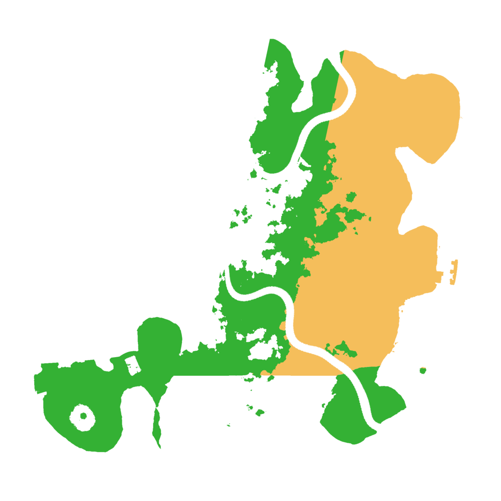 Biome Rust Map: Procedural Map, Size: 3000, Seed: 2140157051