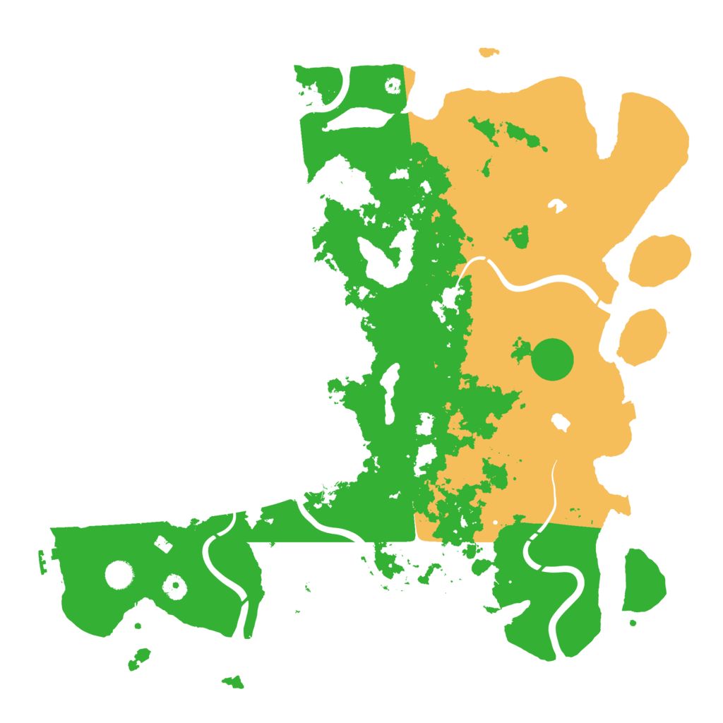 Biome Rust Map: Procedural Map, Size: 4500, Seed: 843647552