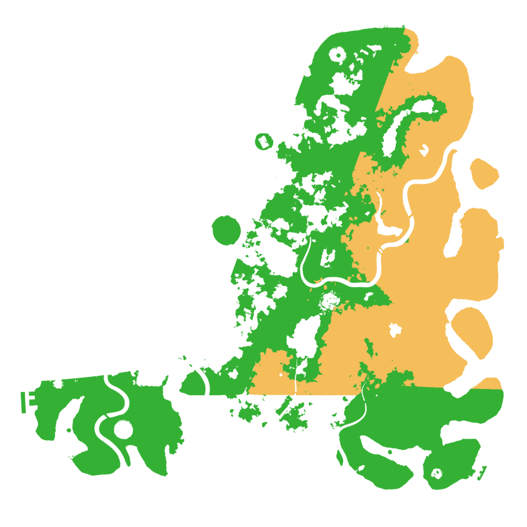 Biome Rust Map: Procedural Map, Size: 5000, Seed: 482458
