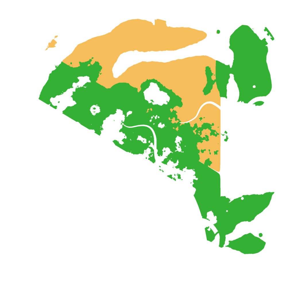 Biome Rust Map: Procedural Map, Size: 3000, Seed: 722208615