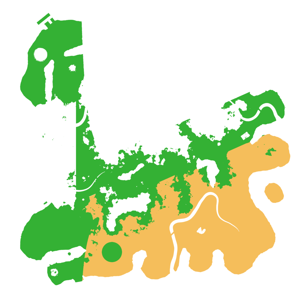 Biome Rust Map: Procedural Map, Size: 4000, Seed: 1086535475