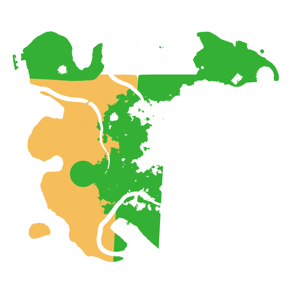 Biome Rust Map: Procedural Map, Size: 3000, Seed: 819593055