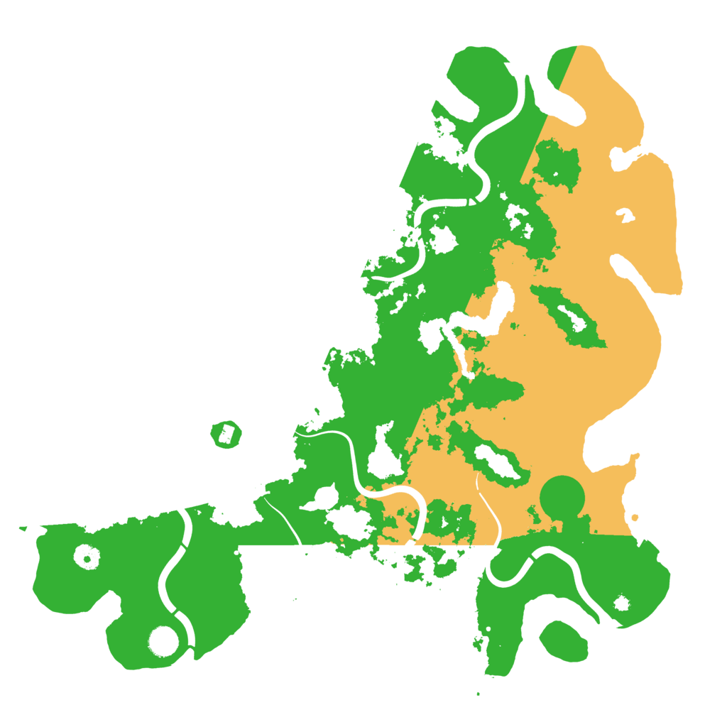 Biome Rust Map: Procedural Map, Size: 4250, Seed: 2004531469