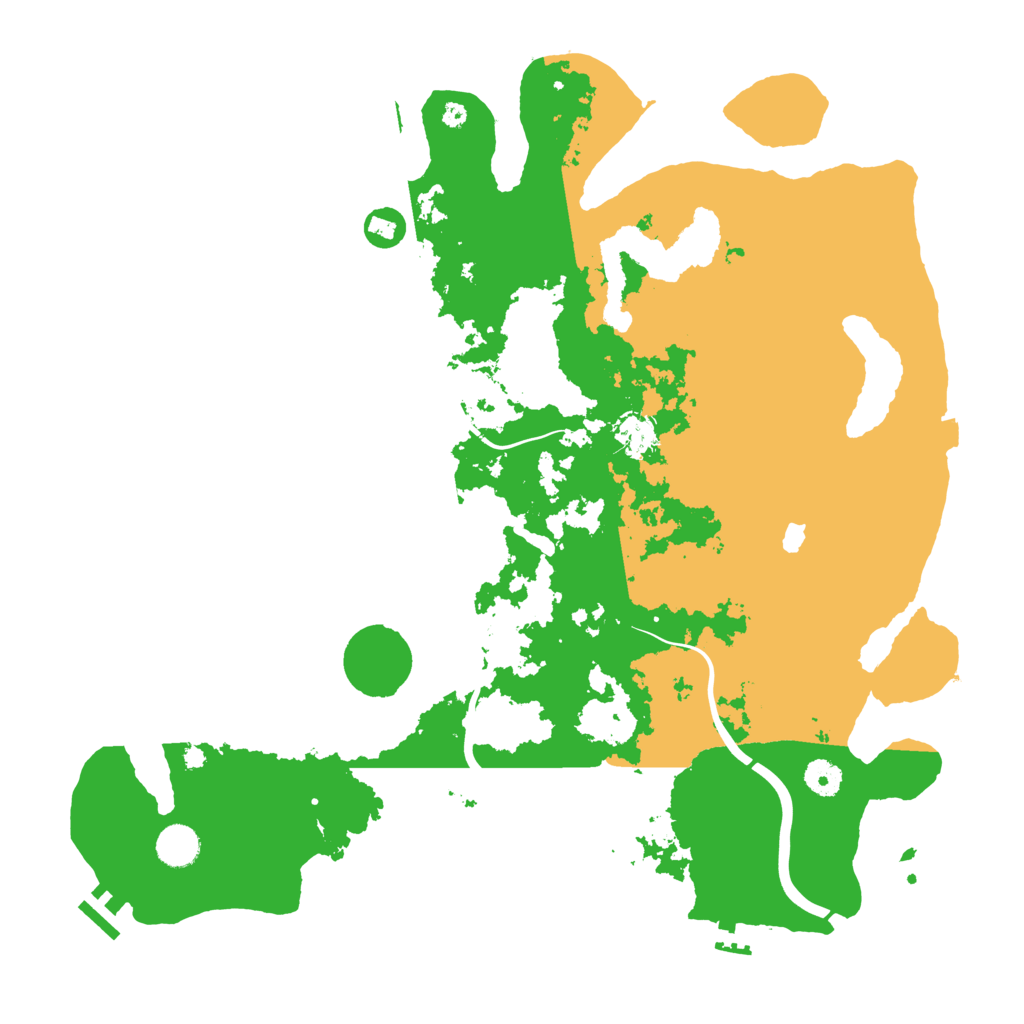 Biome Rust Map: Procedural Map, Size: 4200, Seed: 6694