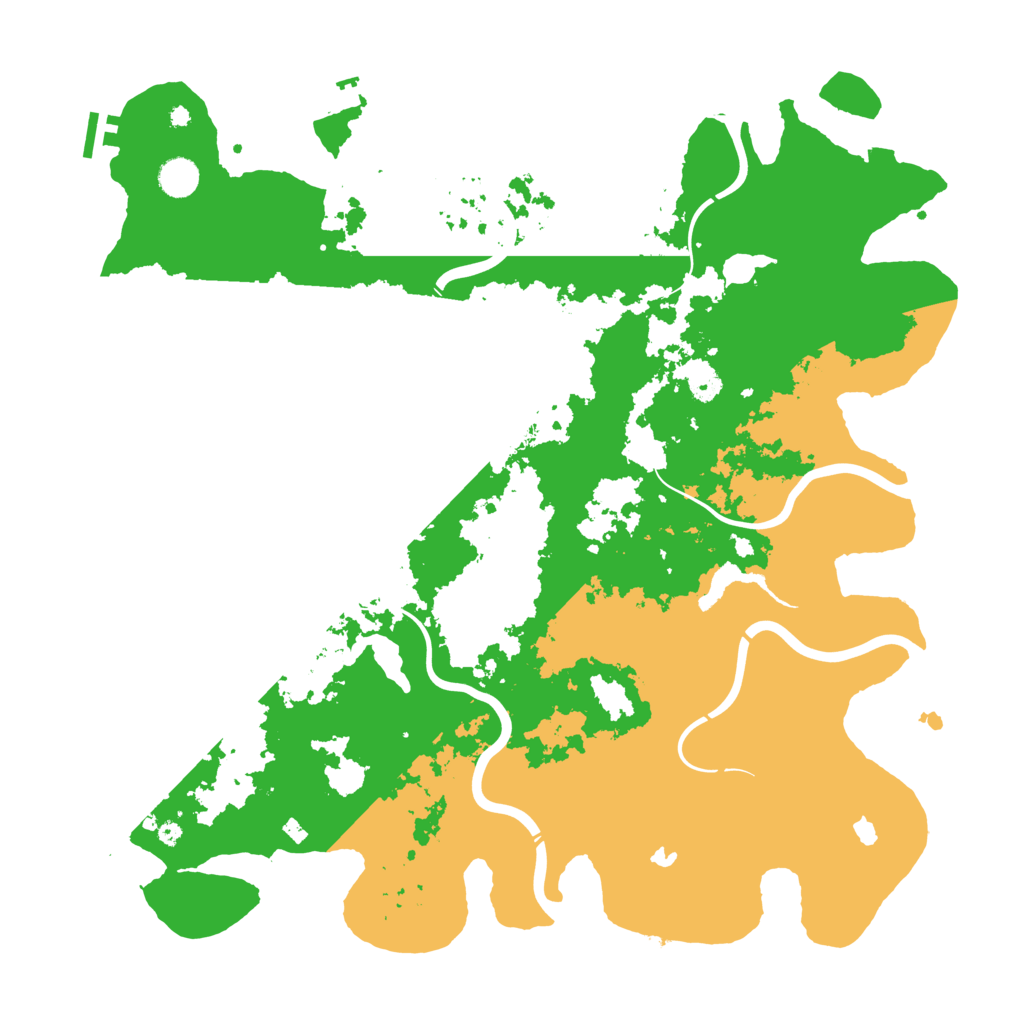 Biome Rust Map: Procedural Map, Size: 4500, Seed: 197831