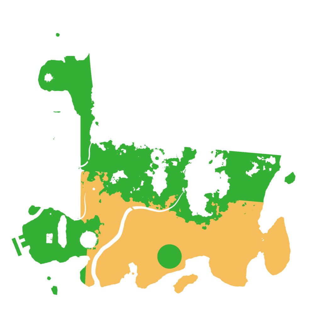 Biome Rust Map: Procedural Map, Size: 3500, Seed: 1862473122