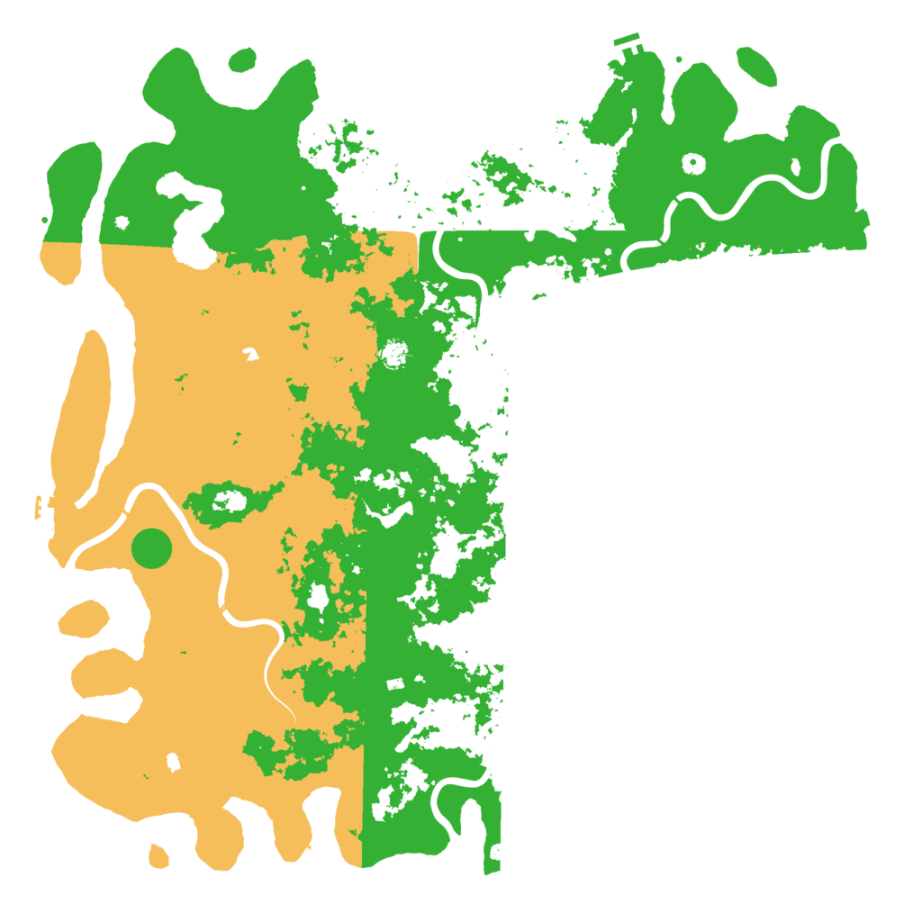 Biome Rust Map: Procedural Map, Size: 6000, Seed: 1581514