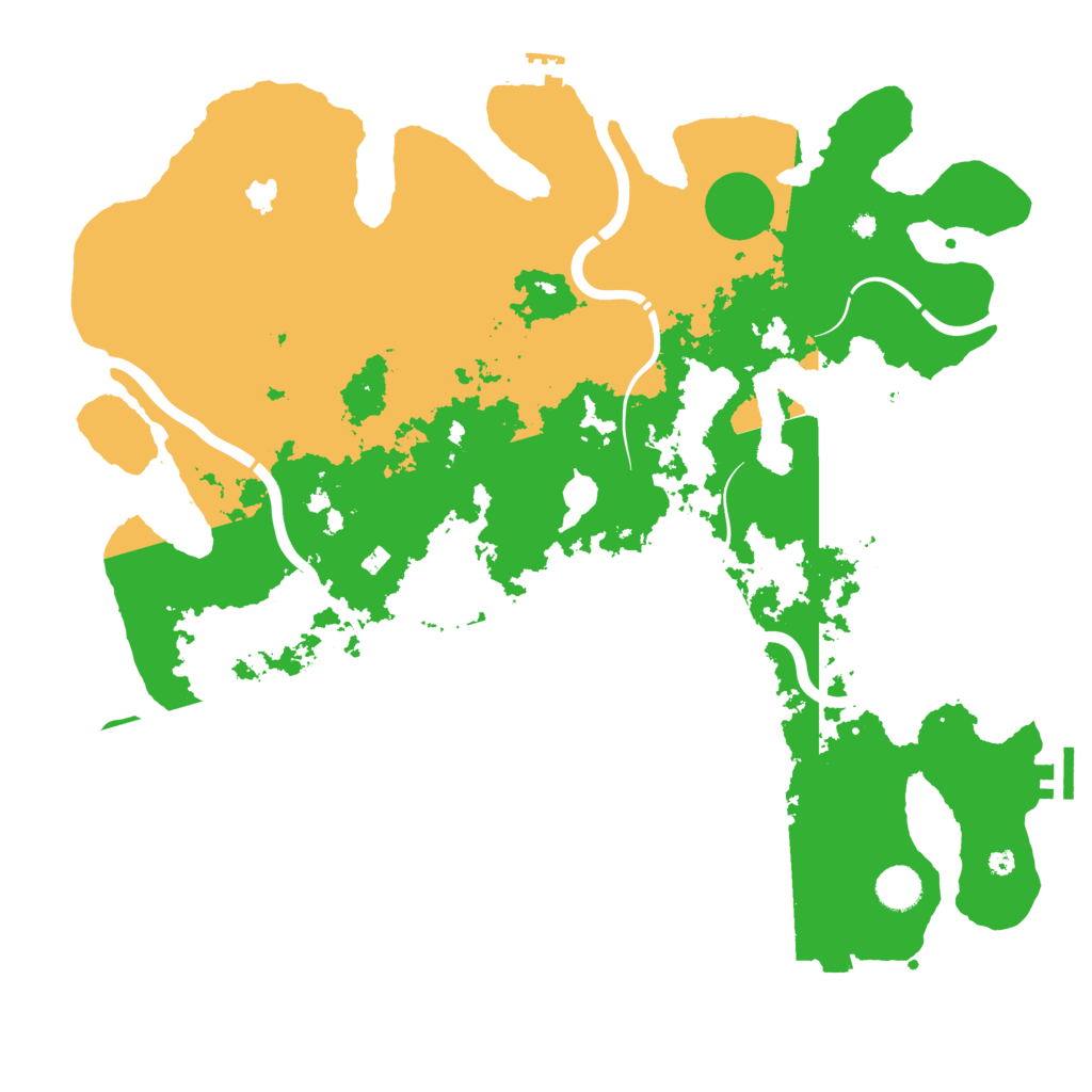 Biome Rust Map: Procedural Map, Size: 4250, Seed: 295735521
