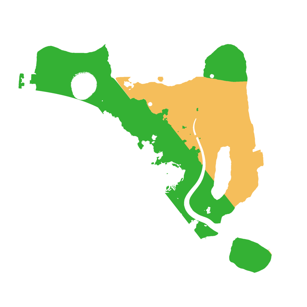 Biome Rust Map: Procedural Map, Size: 2200, Seed: 638445619