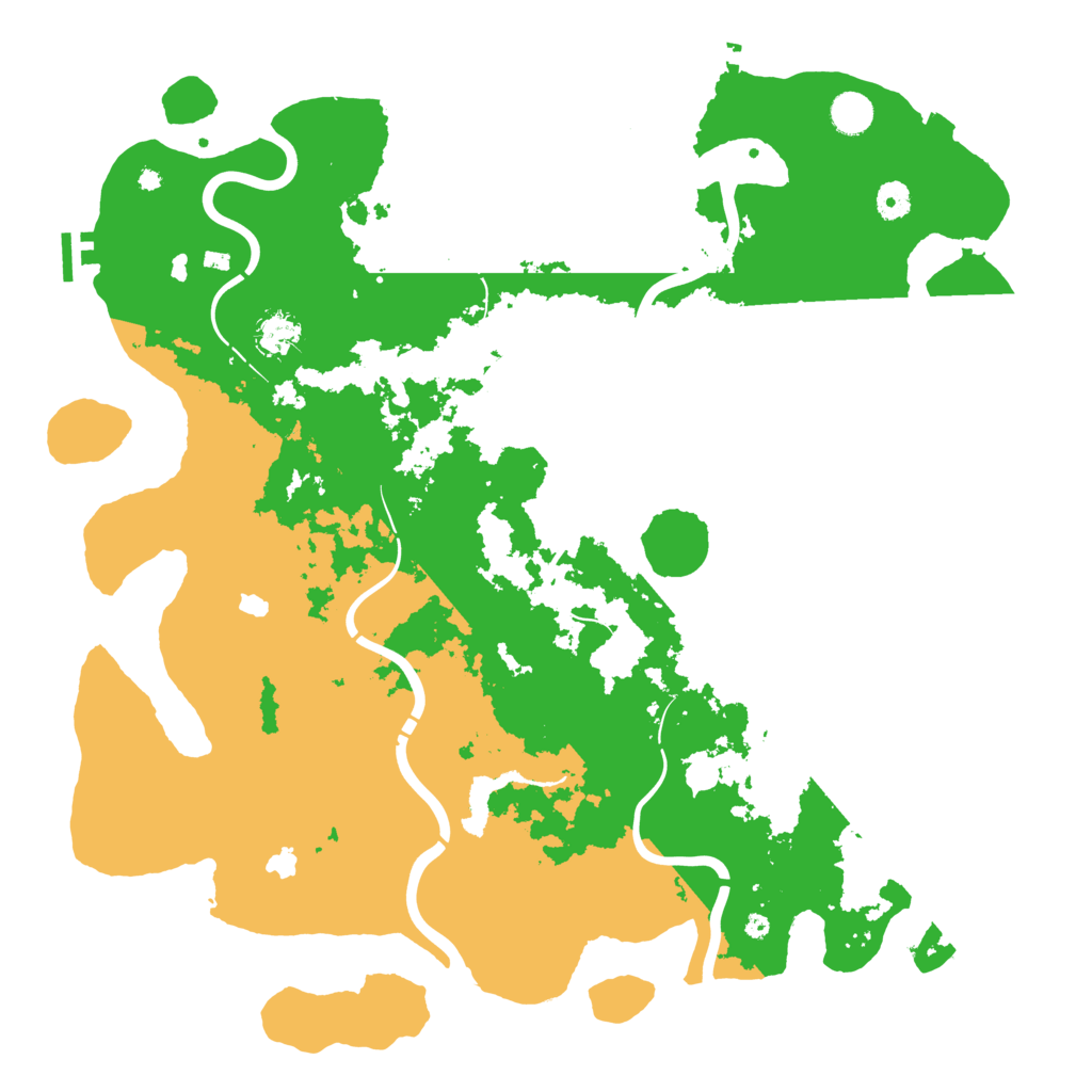 Biome Rust Map: Procedural Map, Size: 4500, Seed: 775202764