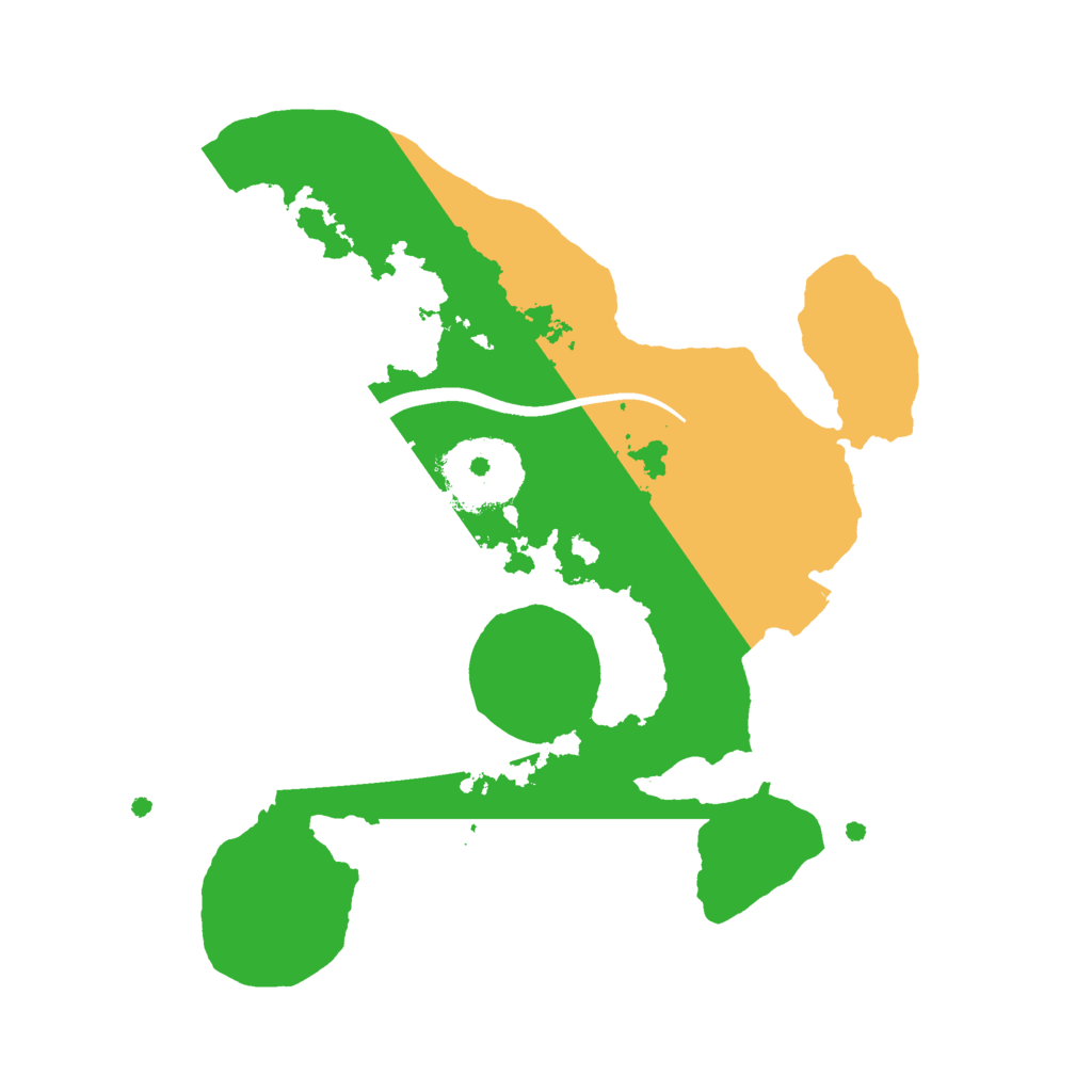 Biome Rust Map: Procedural Map, Size: 2200, Seed: 587409289