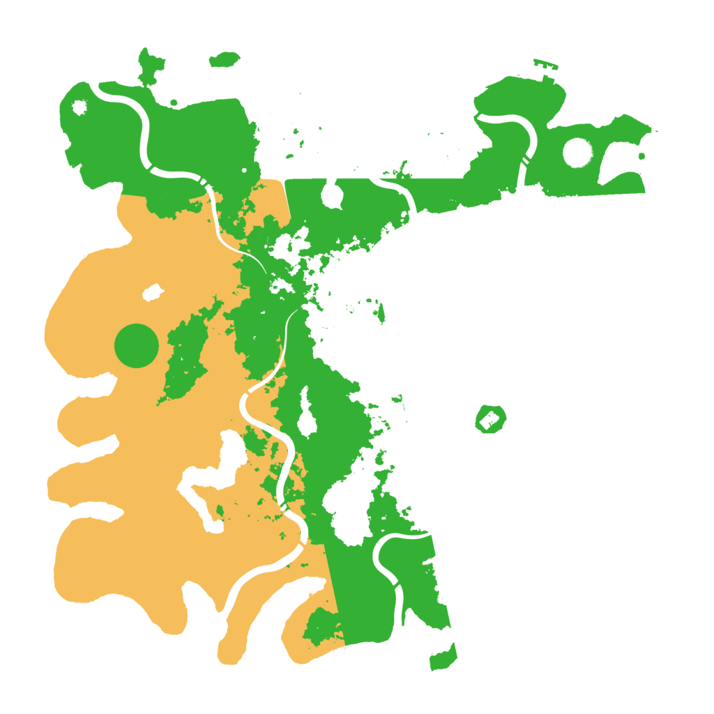 Biome Rust Map: Procedural Map, Size: 4250, Seed: 86753091