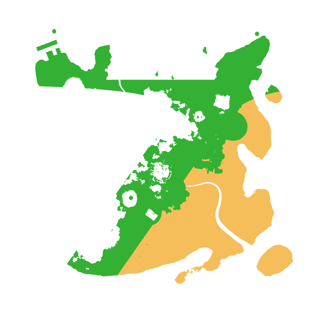 Biome Rust Map: Procedural Map, Size: 3000, Seed: 39724