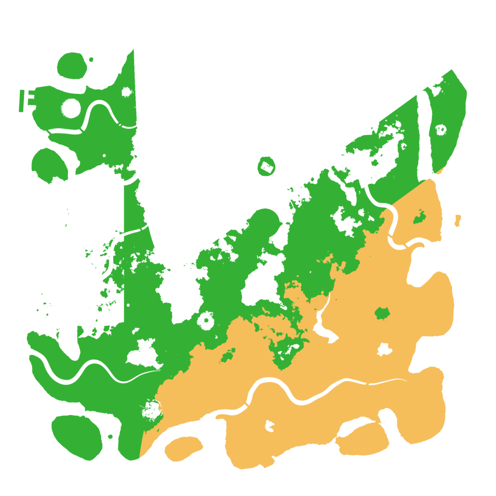 Biome Rust Map: Procedural Map, Size: 4500, Seed: 311688000