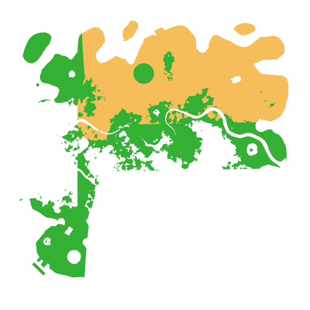 Biome Rust Map: Procedural Map, Size: 4000, Seed: 10090430