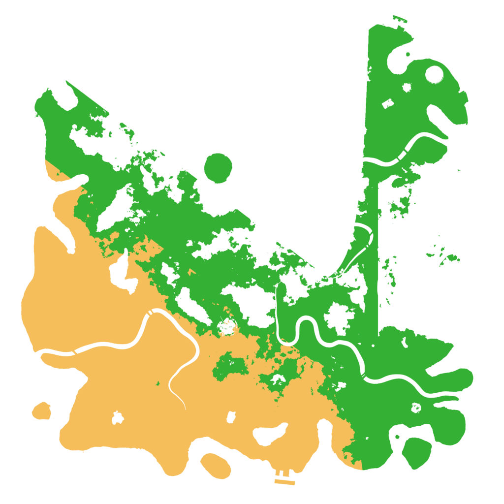 Biome Rust Map: Procedural Map, Size: 5000, Seed: 1390891114