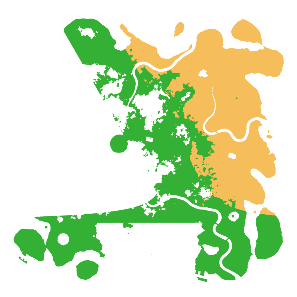 Biome Rust Map: Procedural Map, Size: 4500, Seed: 1032013746