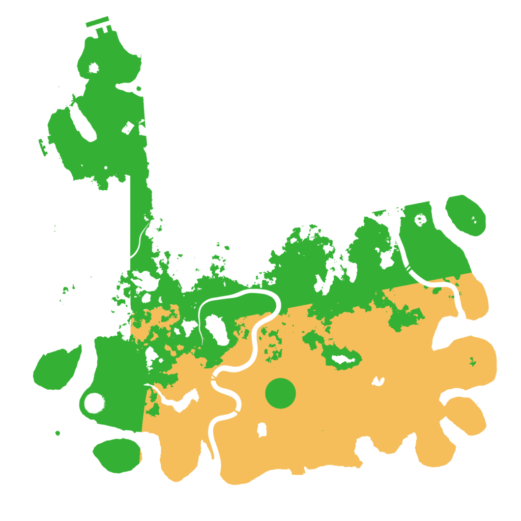 Biome Rust Map: Procedural Map, Size: 4500, Seed: 2017541483